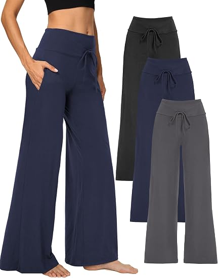 LuxeFlow Women's Wide Leg Comfort Pants