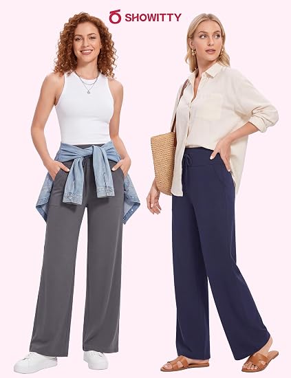 LuxeFlow Women's Wide Leg Comfort Pants
