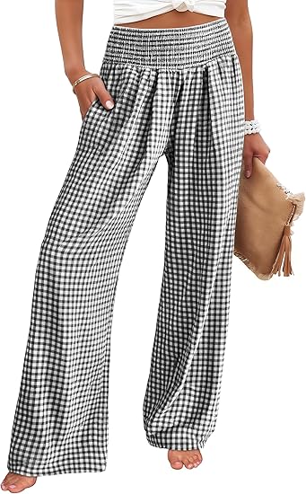 Premium Smocked Wide Leg Lounge Pants