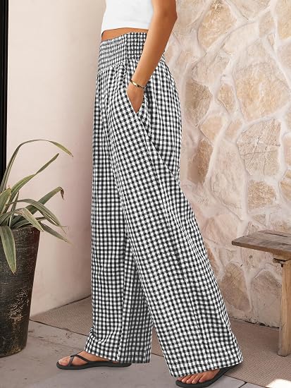 Premium Smocked Wide Leg Lounge Pants